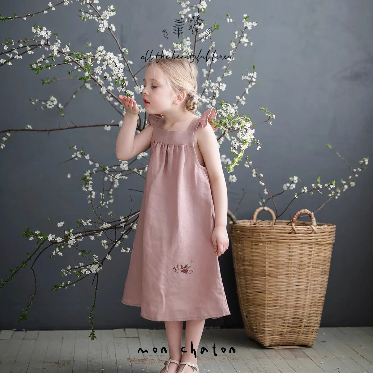 Linen Pinafore Linen Dress