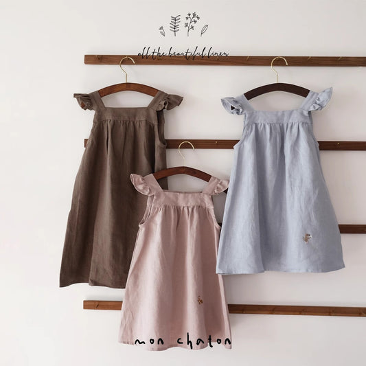 Linen Pinafore Linen Dress