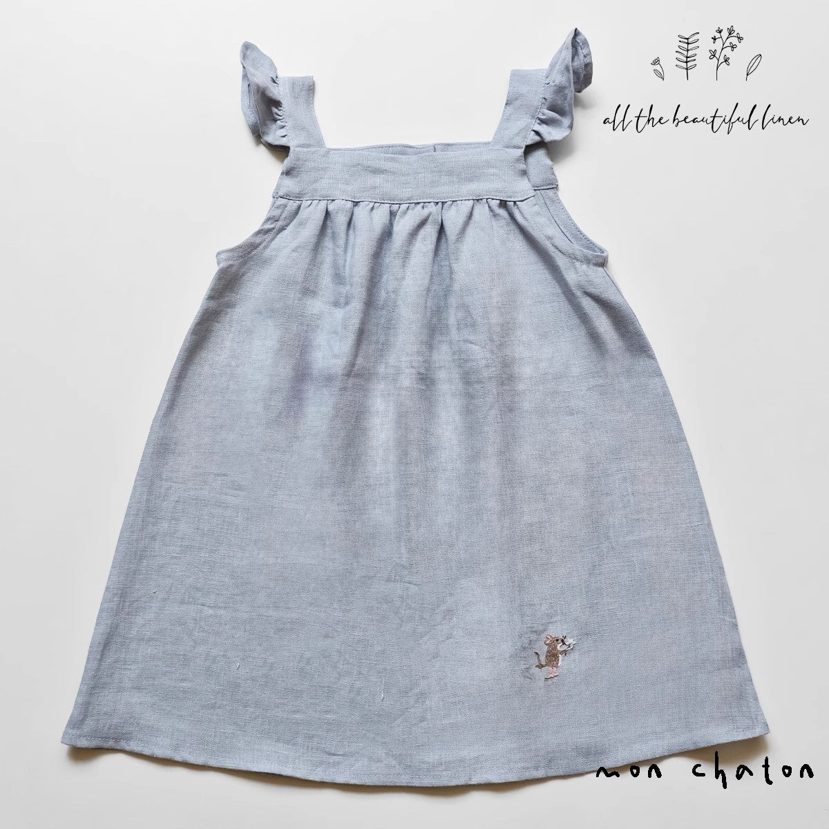 Linen Pinafore Linen Dress